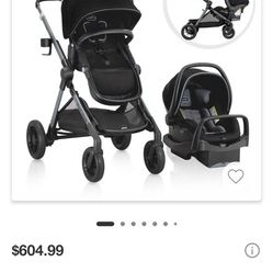 Evenflo Pivot Xpand Stroller And One Seat