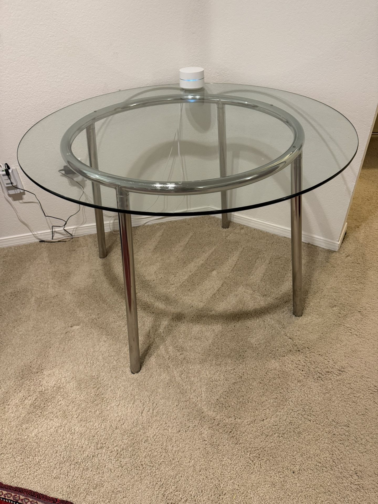 Glass Top Dining Room Table