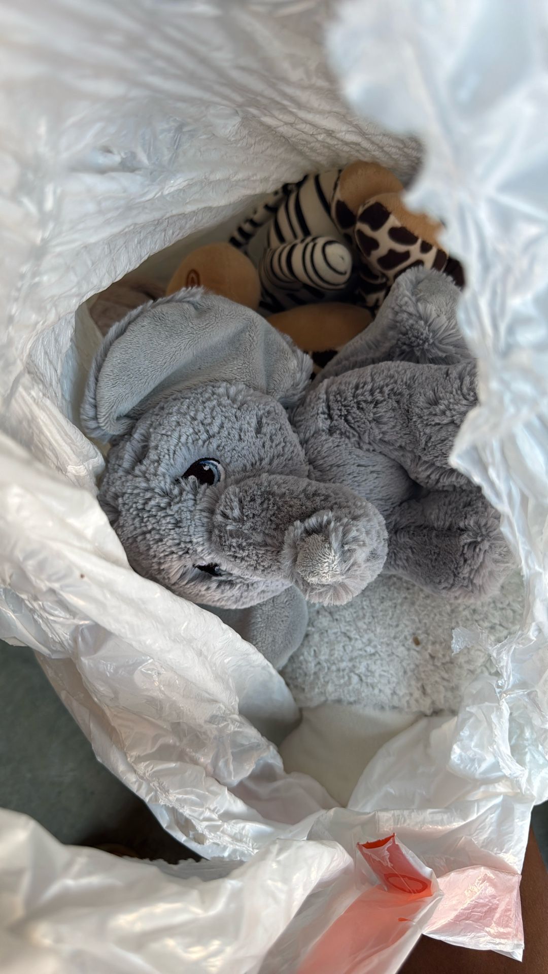 FREE bag of stuffed animals
