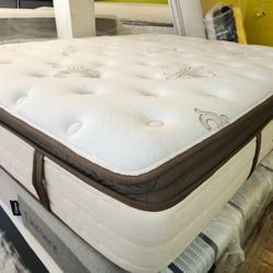 Mattress And Box Spring Queen Size 
