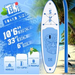 FunWater Tiki 10'6" Inflatable Stand Up Paddle Board