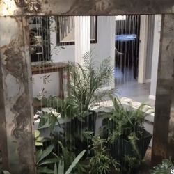 Sheet Metal Rain Curtain (water Feature)