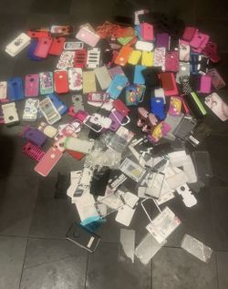 lot Of 100+ Protective Cases Screens Parts For iPhones Samsung Many Make Offer