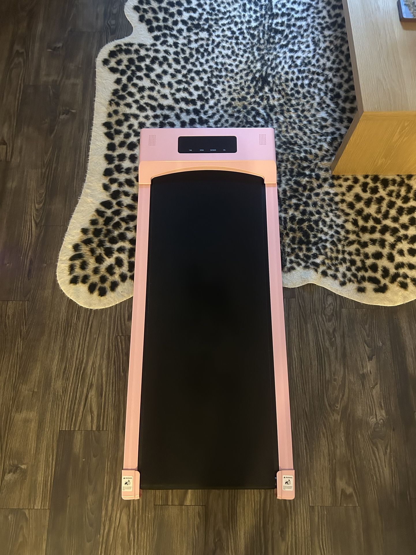 BARELY USED Walking pad treadmill, up to 4 MPH
