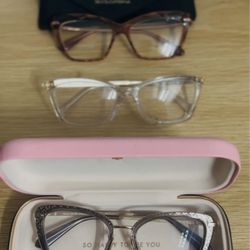 3 Pairs Of Eyeglass Frames