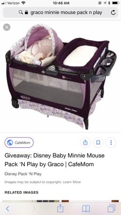 Graco minnie mouse pack n play hotsell