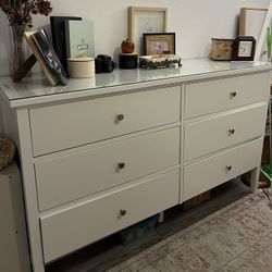 6 Drawer White IKEA dresser