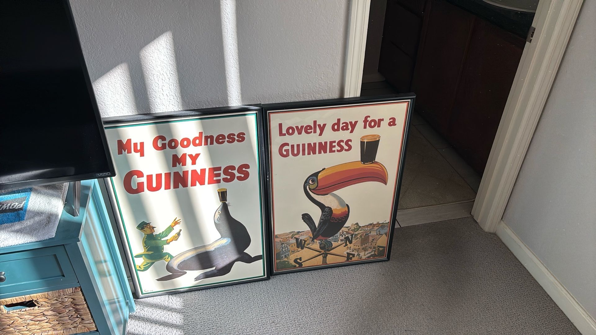 Guinness Framed Wall Art(3’/2’)- Super Cool.