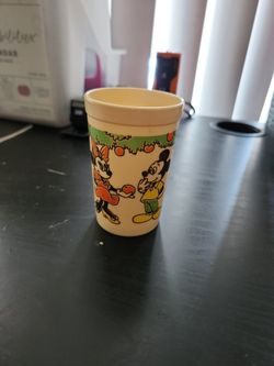 Vintage 70s Disney Kids Juice Cup