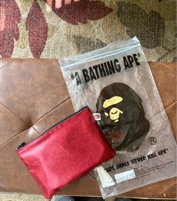 Bape Monogram Pouch Bag