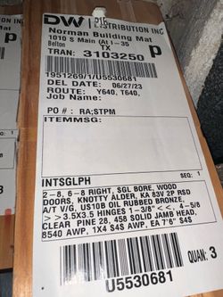 NEW SOLID WOOD DOORS