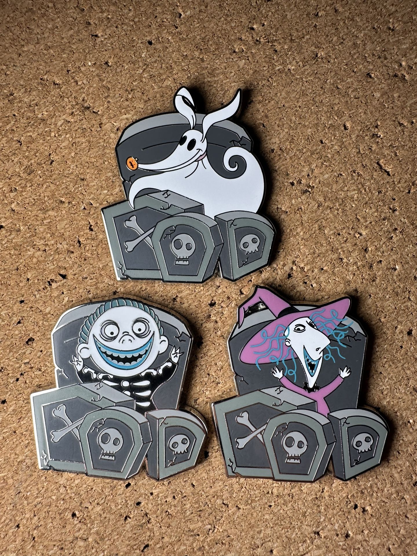 2024 Disney Nightmare Before Christmas Mystery Box Pin Bundle Lot [3 Pins]
