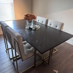 Solid Wood Dining Table 
