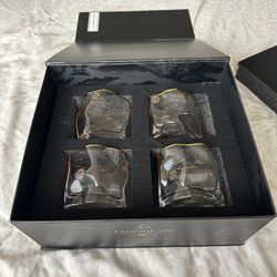 Tsukiglass Gold Hoshi Japanese Crystal Whisky Glass 