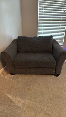 Love Seat, Chair and Ottoman.