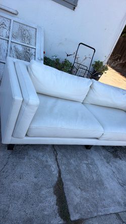 Leather sofa