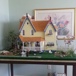 Huge Custom Victorian Dollhouse