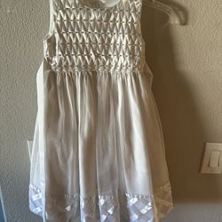 Flower Girl Dress Size 4/4T White