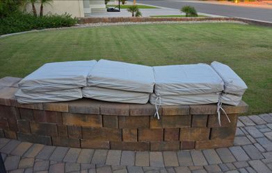 Aboron 2-Pack Outdoor Chaise Lounge Cushion 80 x 26 x 5 in