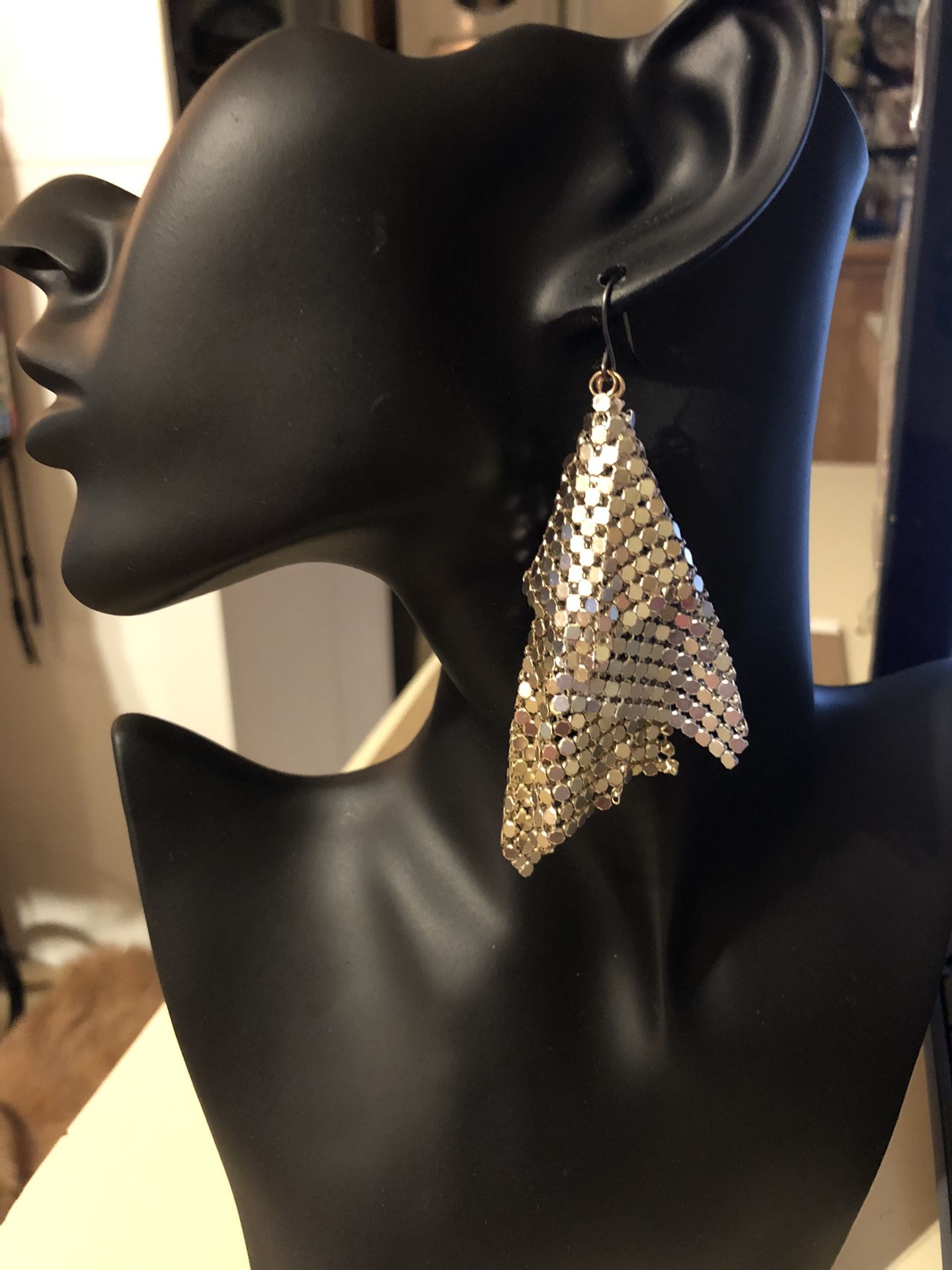 Triple Mesh Earrings