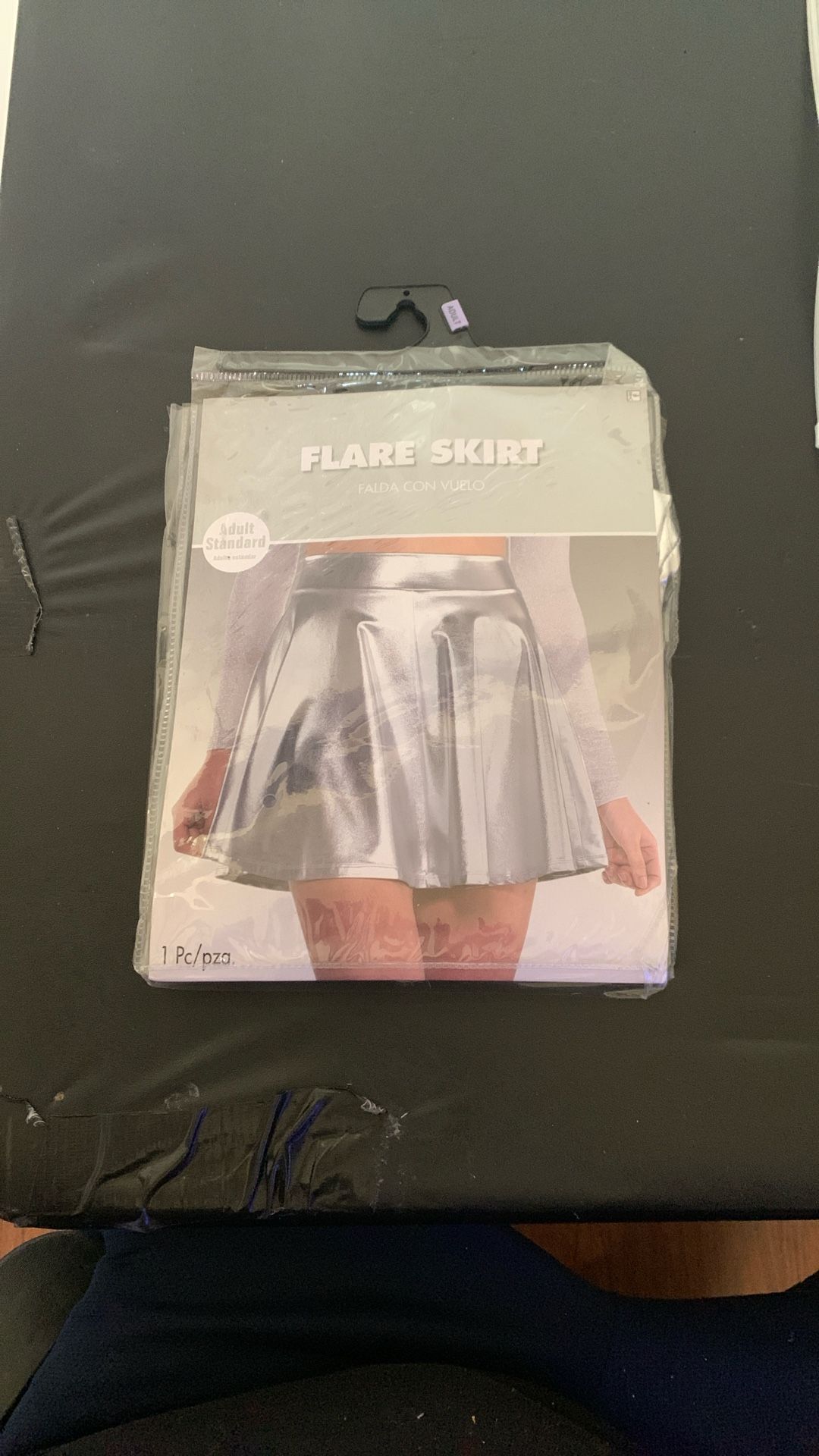 Silver Flare Skirt Costume