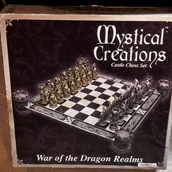 Mystical Creations Chess Set, War of the Dragon Realms