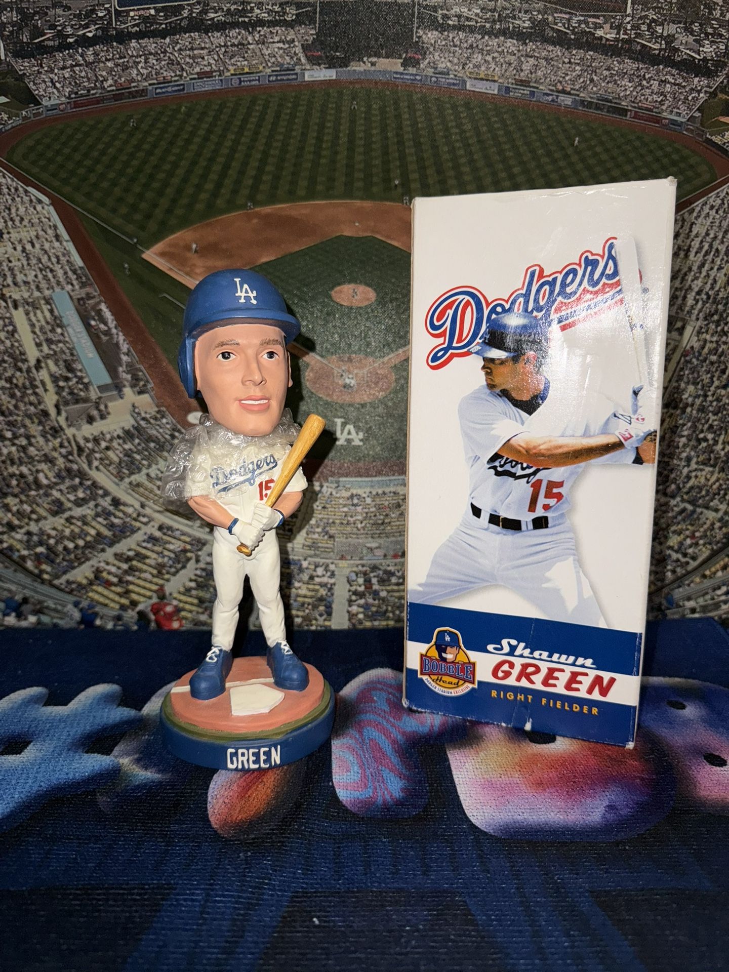 Dodgers Shawn Green Bobbleheads Bobble Heads 