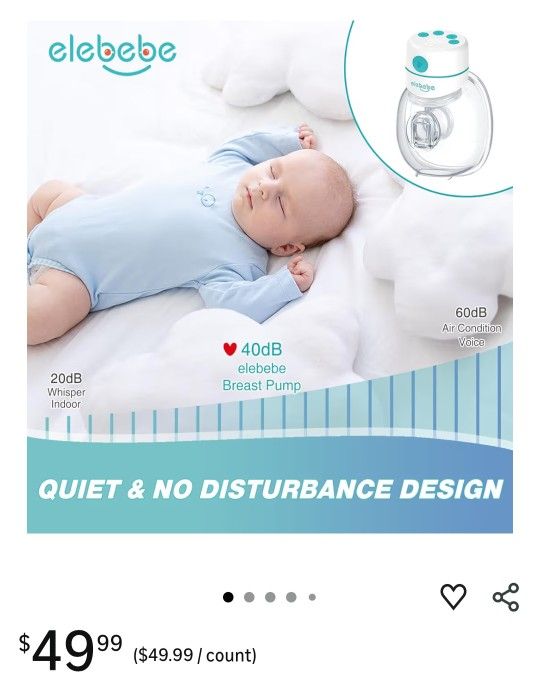 Wearable Breast Pump, S12 Hands Free Breast Pump with 3 Modes, 12 Levels, 17mm/19mm/24mm Flanges, LCD Display, Double Electric Breast Pumps Low Noise