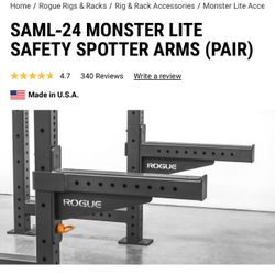 Rogue Spotter Arms (5/8 Holes)