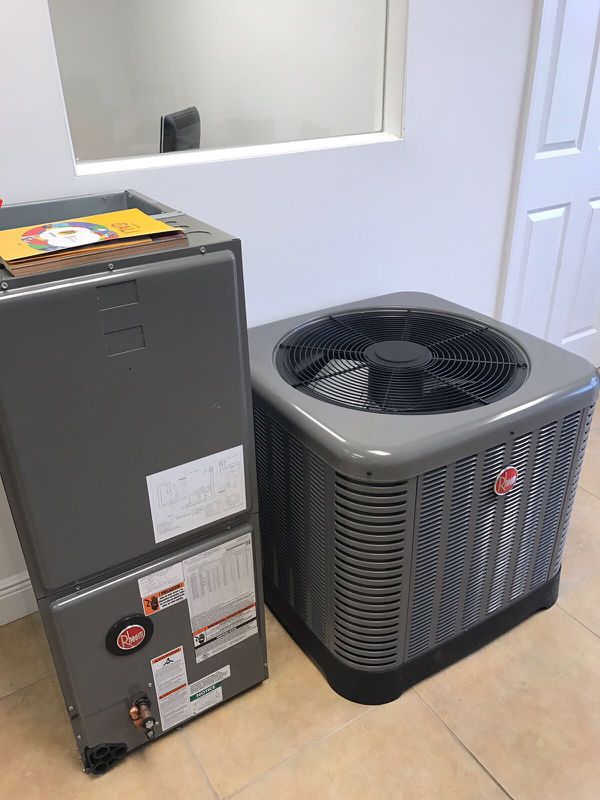Rheem 3 ton air conditioner new ac sales for Sale in North 