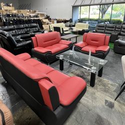 Modern couch, Loveseat And chair 3 Pcs set 