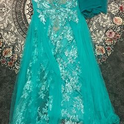 Long Blue Dress For Wedding 