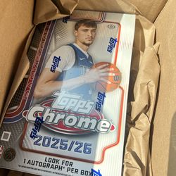 2025-26 topps chrome hobby new