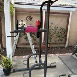 Roman Chair Pull Up Bar Combo