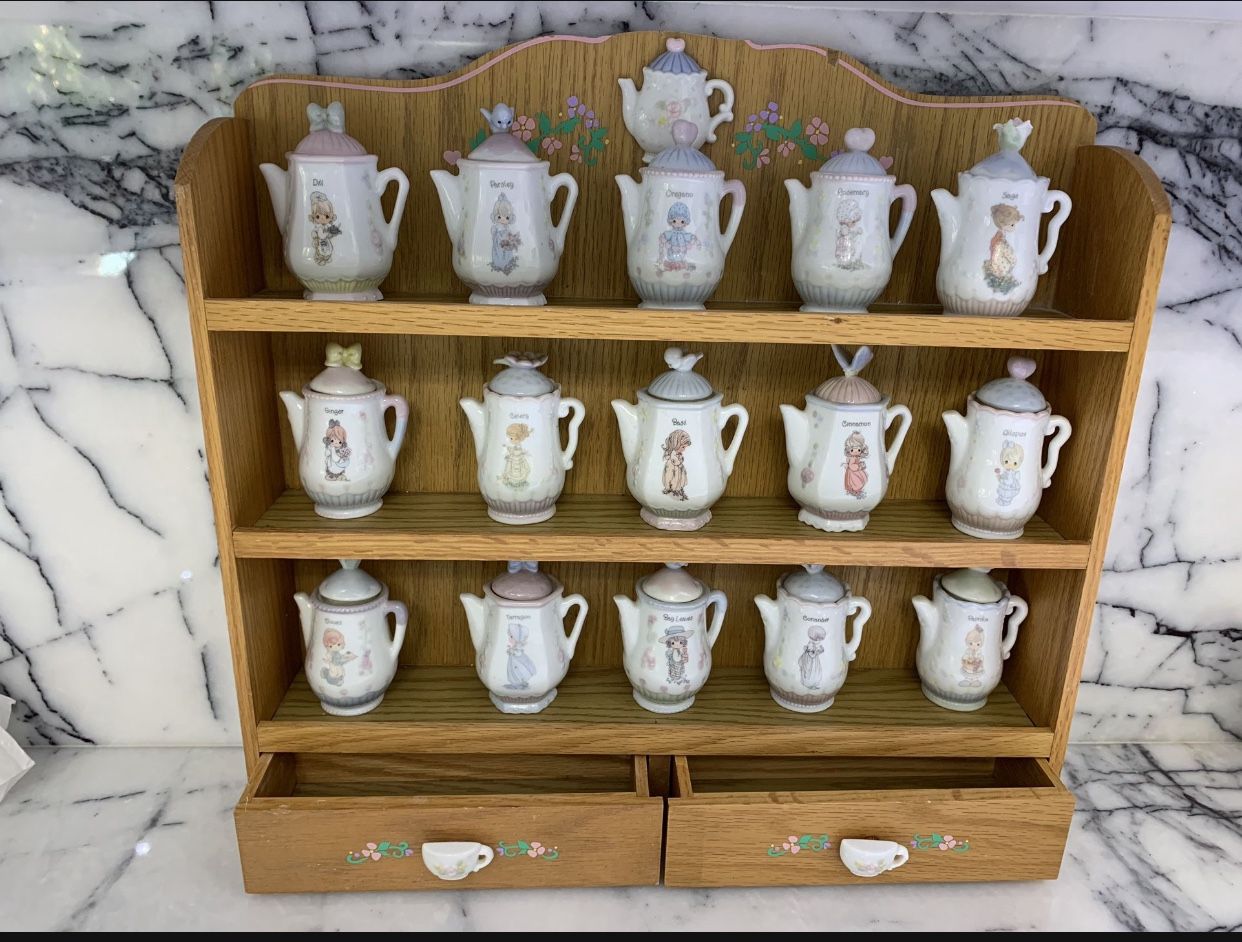 Precious Moments Spice Jars