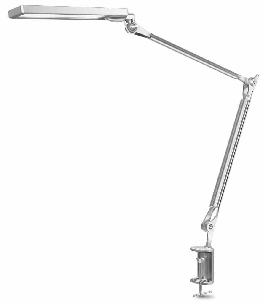 Metal Architect LED Desk Lamp, Swing Arm Task Lamp with Clamp