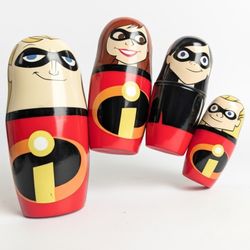 Collectibles - Vintage Collectibles - The Incredibles Nesting Dolls/Cups