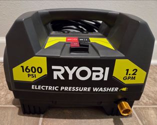 Ryobi Electric Pressure Washer + 25° Degree + 40° Degree Nozzle Tips - Auto Detailing Supplies - Info in the Description