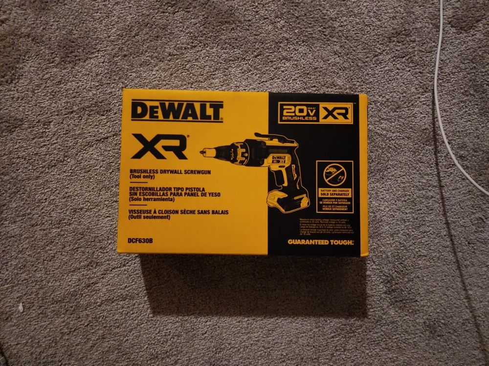 XR 20V MAX Lithium-Ion Cordless Brushless Screw Gun (Tool Only)