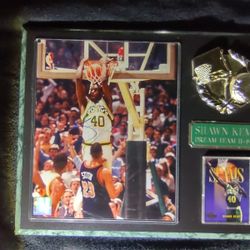 For Sale – $225 OBO 
Shawn Kemp autographed Dream Team II plaque CLEAN Sonics collectors piece!