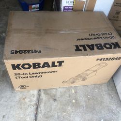 New In Box Kobalt 20” Electric Cordless Mower (Tool Only)I