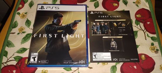 007 FIRST LIGHT WITH DLC FOR SONY PLAYSTATION 5 PS5 GAME SYSTEM CONSOLE BRAND NEW SEALED