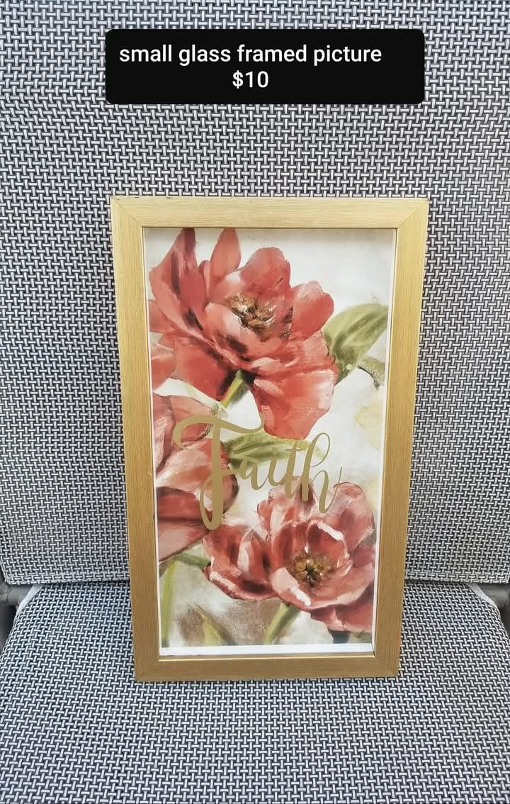 Glass framed Picture