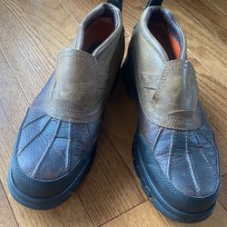 Women’s Distressed Leather Ralph Lauren Sport Shoes