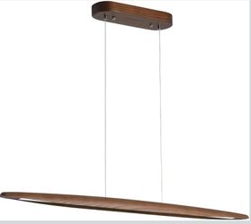 (Brand New in Box)  YISDESIGN 51" Wood Linear Pendant Light Wood Dining Room Light Fixture Modern Pool Table Lights Kitchen Island Lights for Dining R