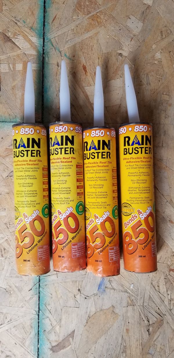 Rain Buster Roof Tile Adhesive Sealant for Sale in San Diego, CA OfferUp