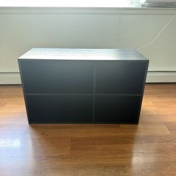 Black 4 Shelf Bookcase