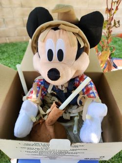 Avon Mickey Mouse Scarecrow Greeter With Treat Bowl