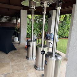 Patio Heater 50,000 BTU, anti-rust, with Propane Tank Included. Fully Assembled! Used Only Once