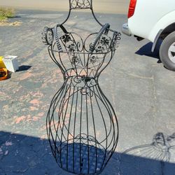 Metal Wire Mannequin Vintage Look 